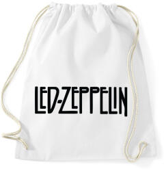 printfashion Led Zeppelin logo - Sportzsák, Tornazsák - Fehér (2174343)