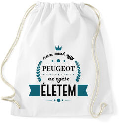 printfashion Nem csak egy Peugeot - Sportzsák, Tornazsák - Fehér (7184915)