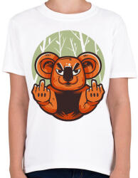 printfashion koala beint - Gyerek póló - Fehér (4308633)
