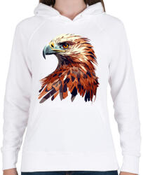 printfashion Sas - Női kapucnis pulóver - Fehér (15623675)