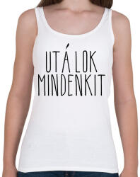 printfashion utálok mindenkit - Női atléta - Fehér (6844278)