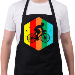 printfashion Bicajos logó - Kötény - Fekete (4929945)