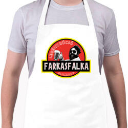 printfashion Legénybúcsú - farkasfalka blackout - Kötény - Fehér (5564958)