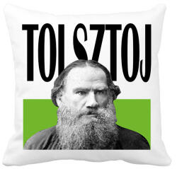 printfashion Tolsztoj - Önarckép - Párnahuzat, Díszpárnahuzat - Fehér (7120260)