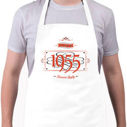 printfashion since-1955-red-black - Kötény - Fehér (4902364)