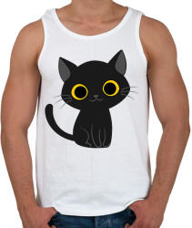 printfashion Cica - Férfi atléta - Fehér (16560691)