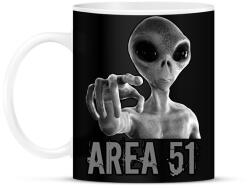 printfashion AREA 51 - Bögre - Fekete (7136606)