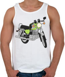 printfashion Mz - Férfi atléta - Fehér (5098902)