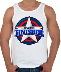 printfashion 42.2 KM FINISHER 2 - Férfi atléta - Fehér (9536440)