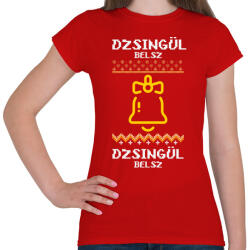 printfashion DZSINGÜL BELSZ - Női póló - Piros (10359748)