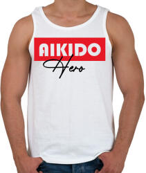printfashion Aikido hero - Férfi atléta - Fehér (7565267)