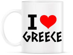 printfashion I love Greece 2 - Bögre - Fehér (10546641)
