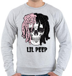 printfashion Lil Peep - Férfi pulóver - Sport szürke (1488492)