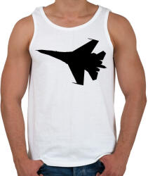 printfashion Repülő gép - Férfi atléta - Fehér (3057752)