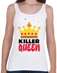 printfashion KILLER QUEEN2 - Női atléta - Fehér (10777588)