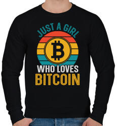 printfashion BITCOIN 4 EVER 9 - Férfi pulóver - Fekete (6003458)
