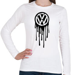 printfashion VolksWagen Fekete - Női hosszú ujjú póló - Fehér (955040)
