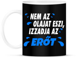 printfashion Izzadja az erőt - Bögre - Fekete (1201376)