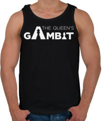 printfashion The Queen's Gambit logo - Férfi atléta - Fekete (4820008)