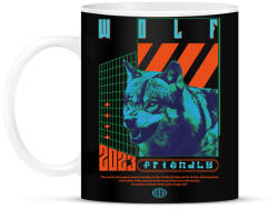 printfashion Wolf - Bögre - Fekete (14561105)