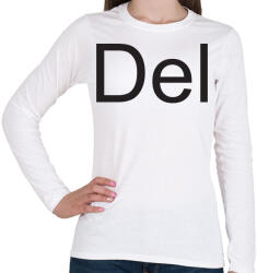 printfashion Del - Női hosszú ujjú póló - Fehér (2942730)