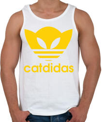 printfashion Catdidas - Férfi atléta - Fehér (985162)