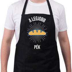printfashion A legjobb pék - Kötény - Fekete (9855181)