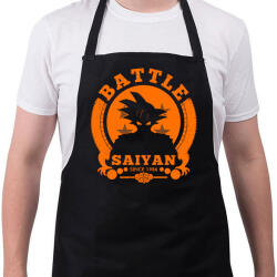 printfashion battle saiyan - Kötény - Fekete (4926256)