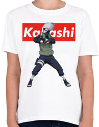 printfashion Kakashi Hatake - Gyerek póló - Fehér (5411310)
