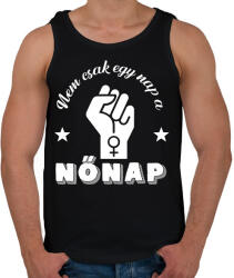 printfashion Nem csak egy nap - Férfi atléta - Fekete (12634506)