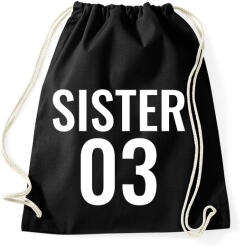 printfashion SISTER 03 - Sportzsák, Tornazsák - Fekete (11415543)