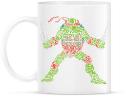 printfashion Ninja teknőc - Bögre - Fehér (787620)