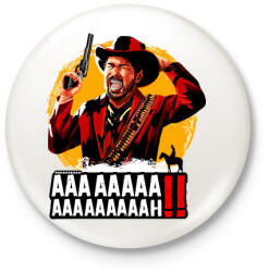 printfashion Read Dead Redemption - Kitűző, hűtőmágnes - Fehér (3081371)