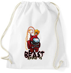 printfashion Among us beast among us 2 - Sportzsák, Tornazsák - Fehér (4154275)