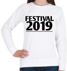 printfashion 2019 fesztivál - Női pulóver - Fehér (1608619)