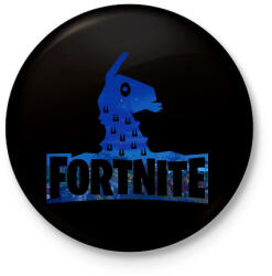 printfashion Fortnite logó - Kitűző, hűtőmágnes - Fekete (14643650)