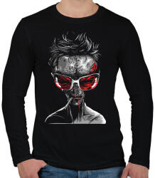 printfashion Az idegen - Férfi hosszú ujjú póló - Fekete (2380132)