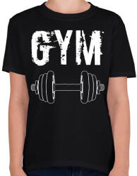 printfashion Gym - Gyerek póló - Fekete (13571710)