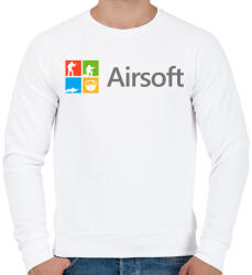 printfashion Airsoft - Férfi pulóver - Fehér (1075348)