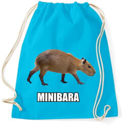 printfashion Capybara család - Minibara - Sportzsák, Tornazsák - Surf blue (13854899)