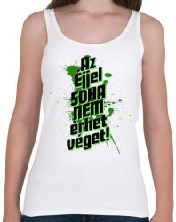 printfashion Az éjjel soha nem érhet véget! - Női atléta - Fehér (16608737)