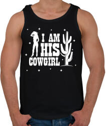 printfashion I'm his cowgirl - Férfi atléta - Fekete (7507359)