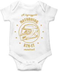 printfashion A legnagyobb motorosok - KTM-et - Baba Body - Fehér (7204952)
