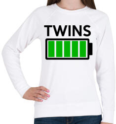 printfashion TWINS - Női pulóver - Fehér (286207)