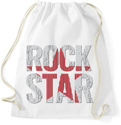 printfashion ROCK star - Sportzsák, Tornazsák - Fehér (11381040)