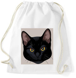 printfashion Cat - Sportzsák, Tornazsák - Fehér (14873996)