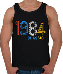 printfashion 1984 - Férfi atléta - Fekete (11933358)