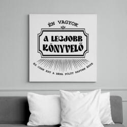 printfashion Legjobb könyvelő - póló - Vászonkép - Fehér (12563313)