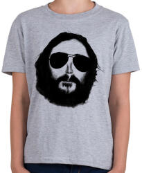 printfashion hipster - Gyerek póló - Sport szürke (1530792)