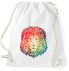 printfashion oroszlán - Sportzsák, Tornazsák - Fehér (1472272)